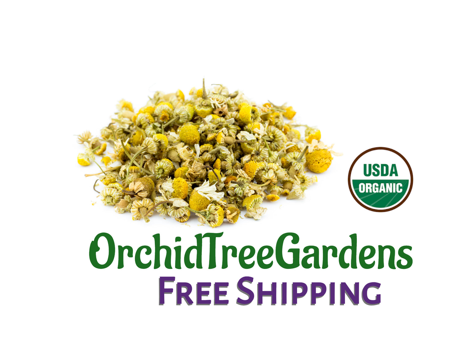 Chamomile Flower - whole UDSA ORGANIC Dried Herb