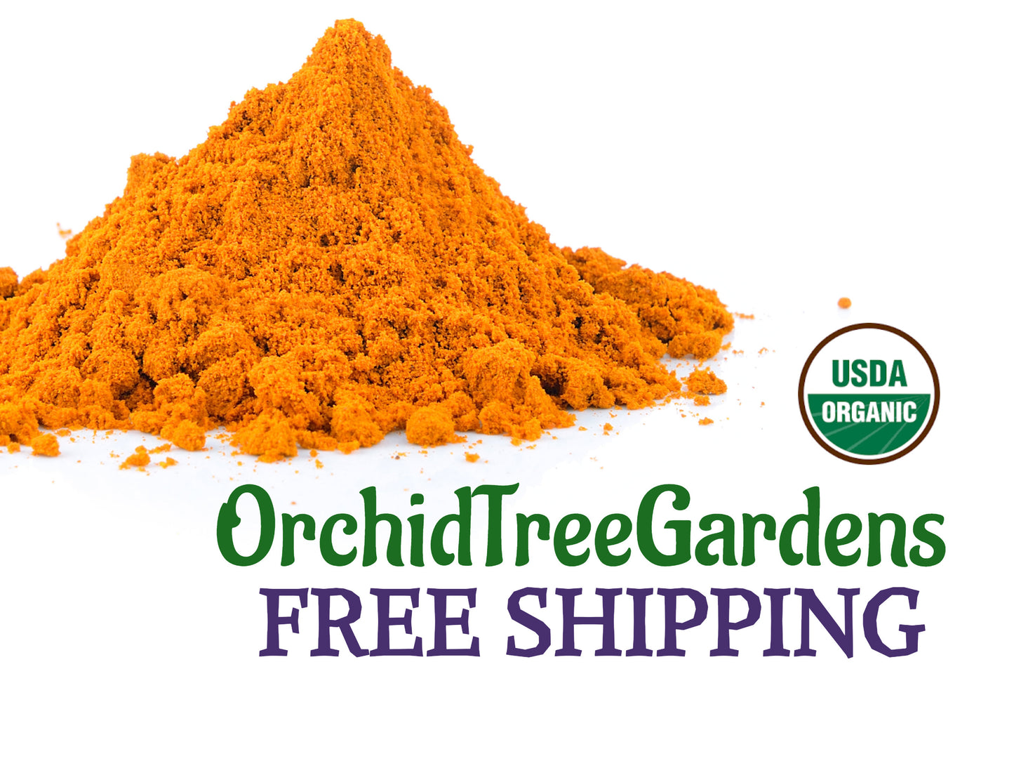 Turmeric powder UDSA ORGANIC Dried Herb Powder